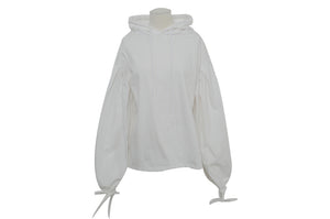 Self-Tie Cuff Hoodie