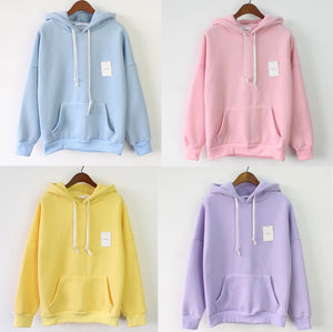 Solid Pastel Hoodie