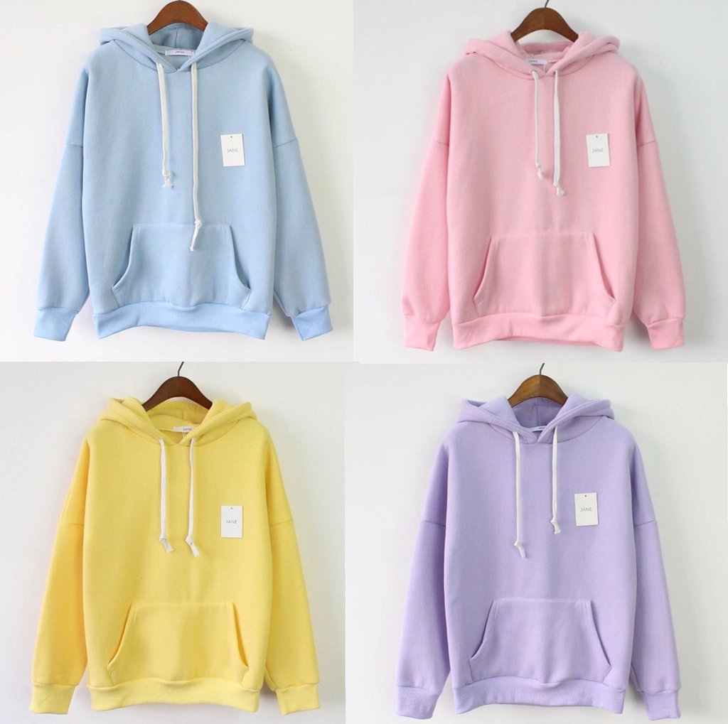 Solid Pastel Hoodie