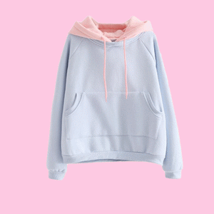 Two-tone hoodie