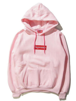 Baby Pink Supreme Hoodie